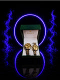 Golden Crown His & Her Timepiece Set