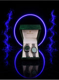 Emerald Crown His & Her Timepiece Set