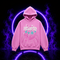 Pink Atlanta Web Hoodie
