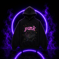 Black Punk V2 Web Hoodie